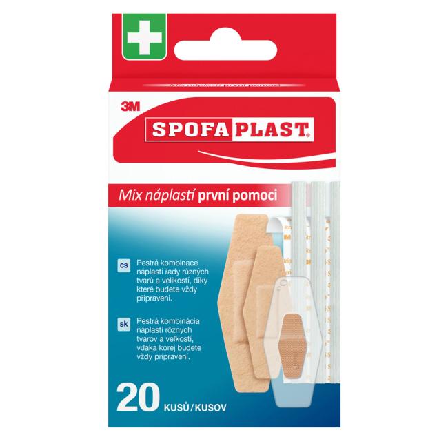 [MM254641] 3M Spofaplast Náplasti prvej pomoci 607, mix, 20 ks