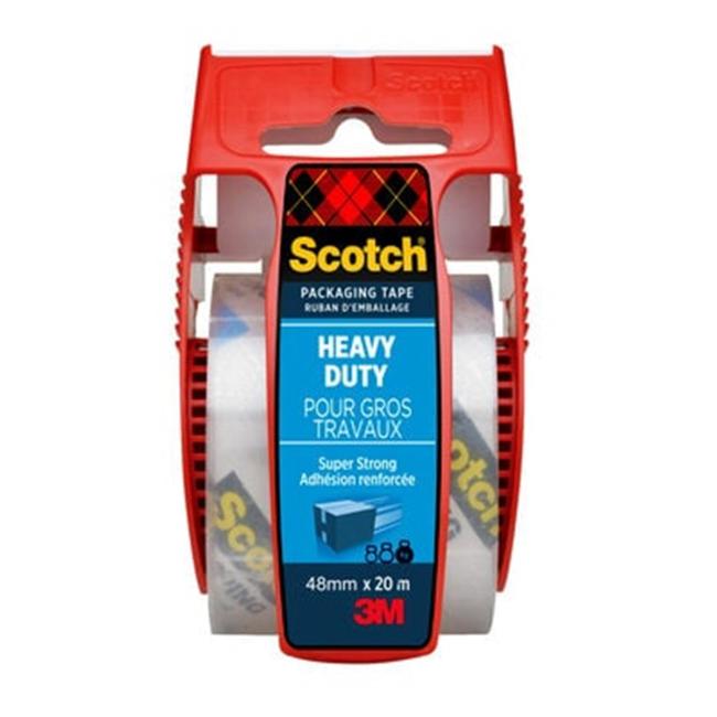 Scotch packing tape 48mm x 20m with transparent dispenser