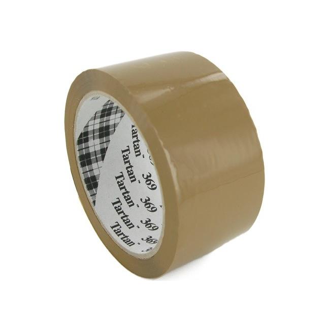 Tartan packing tape 50mm x 66m brown