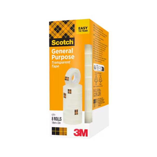 [MM508193] Lepiaca páska Scotch 508, 19 mm x 33 m, 8 ks