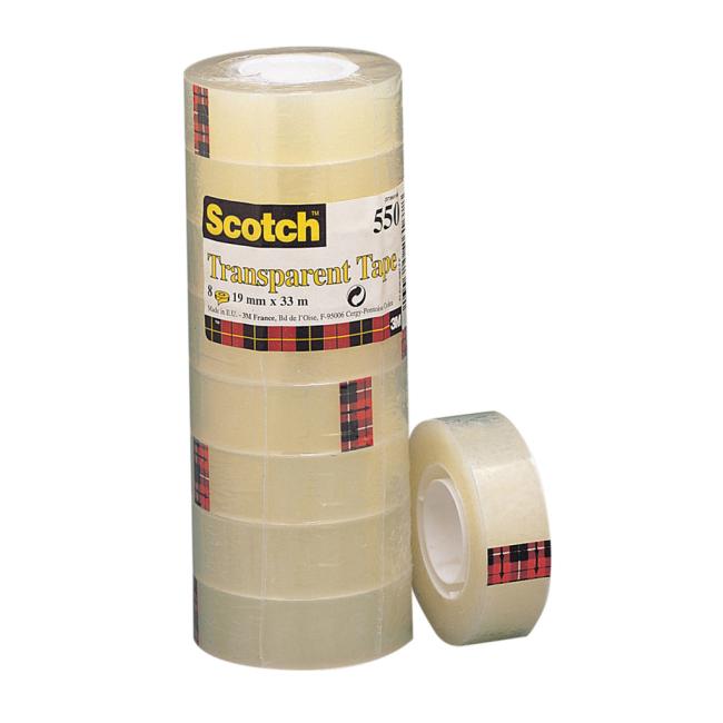 Lepiaca páska Scotch 550 19 mm x 33 m 8 ks