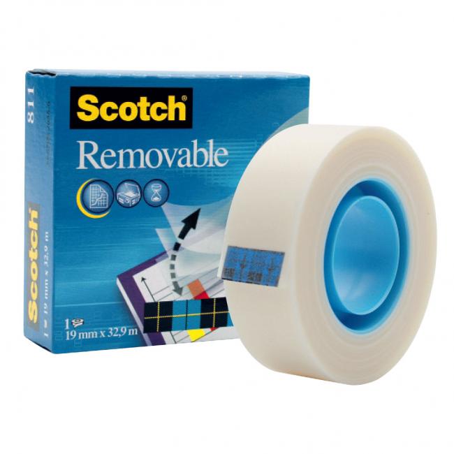 [MM811193] Scotch Removable adhesive tape 19 mm x 33 m