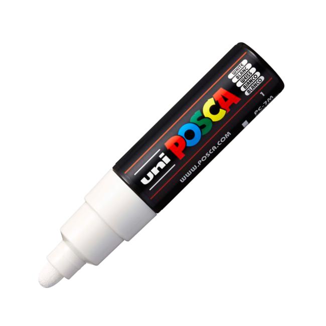 Marker uni POSCA PC-7M white