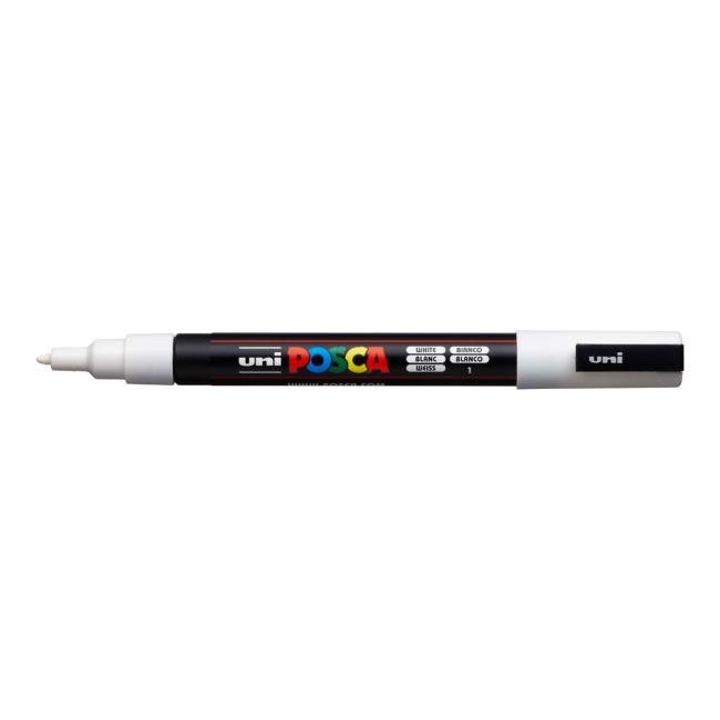 Marker uni POSCA PC-3M white