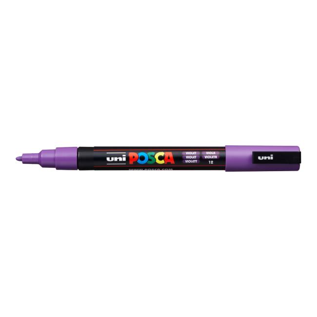 Marker uni POSCA PC-3M violet