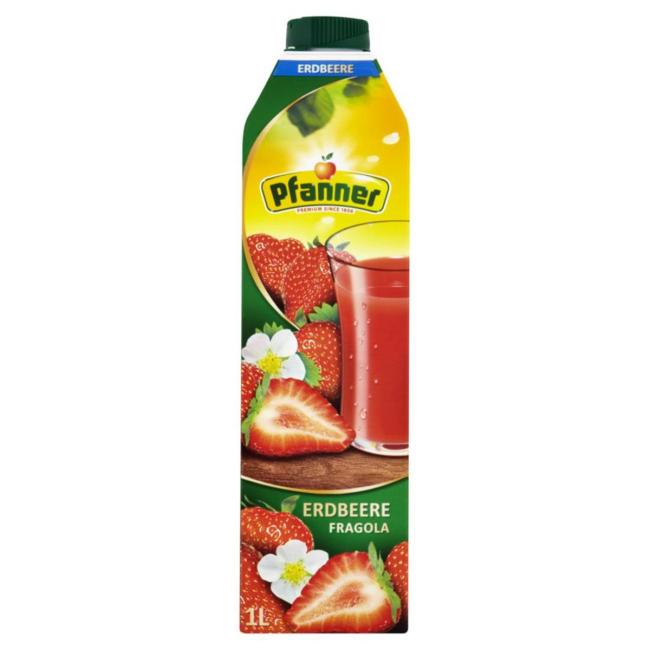 Juice PFANNER Strawberry 30% 1 ℓ