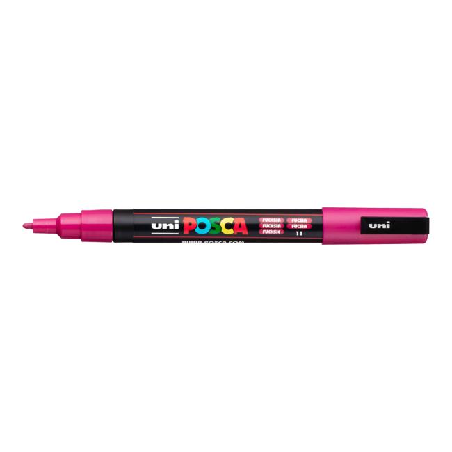 Marker uni POSCA PC-3M fuchsia