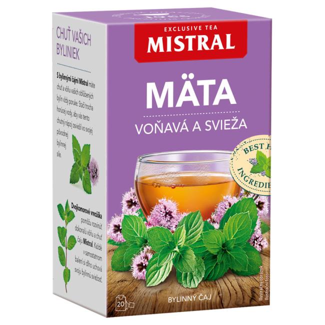 [PT073542] MISTRAL herbal mint tea fragrant and fresh HB 20 x 1.5 g