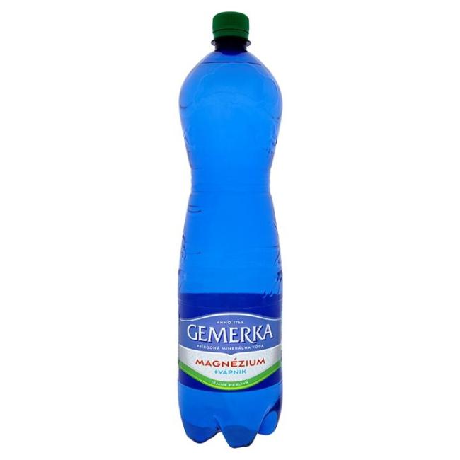 Mineral water GEMERKA Magnesium and Calcium slightly sparkling 6 x 1.5 ℓ