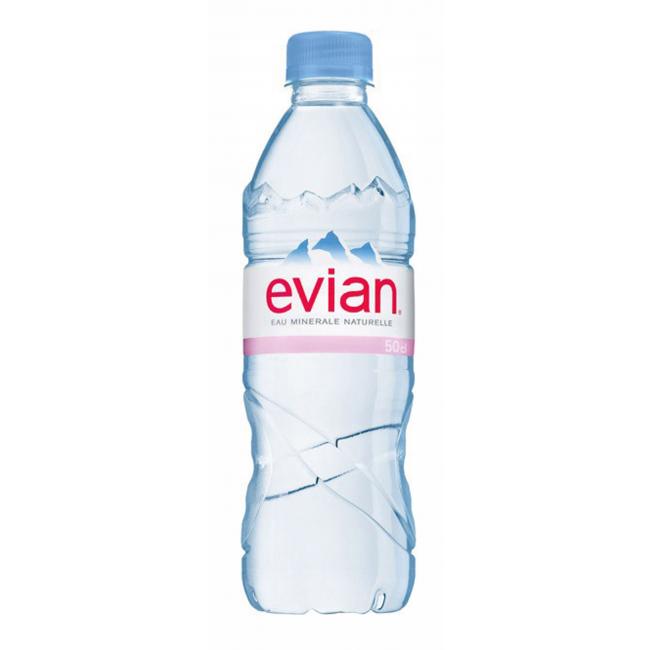 [PT100180] Minerálna voda Evian 24 x 0,5 ℓ PET