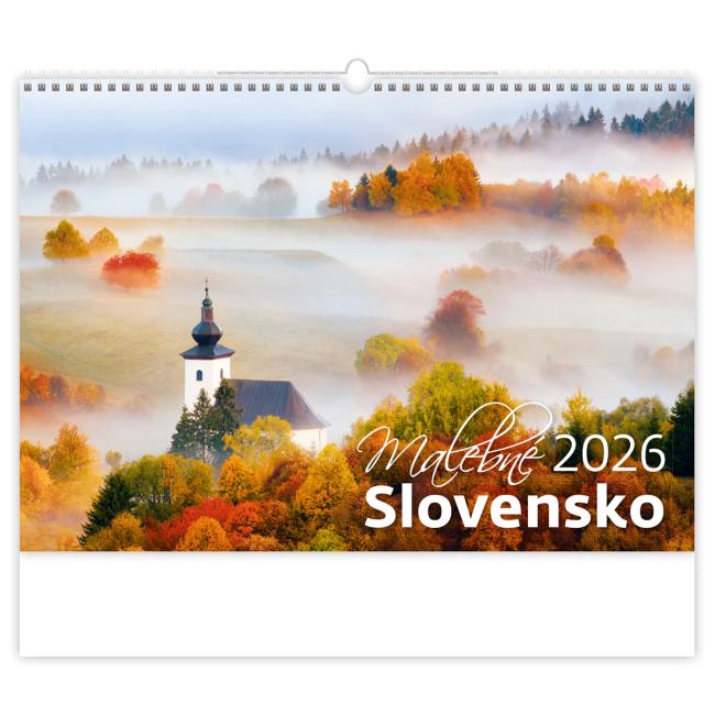 [N302] Wall calendar Picturesque Slovakia 45 x 31.5 cm 2026
