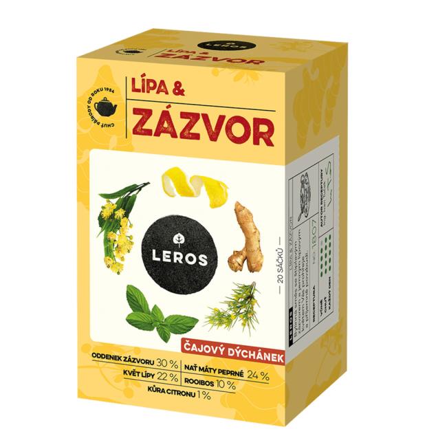 [PT103402] LEROS herbal tea Tea moment linden & ginger HB 20 x 2 g