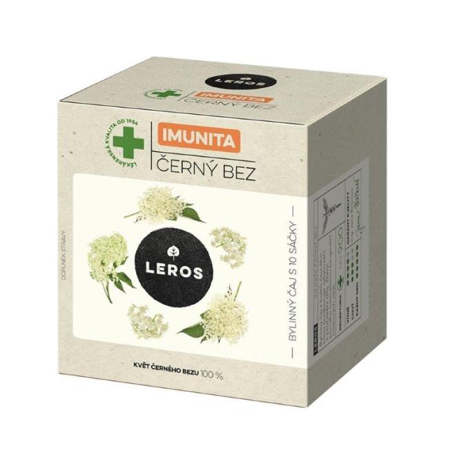 [PT105306] Čaj LEROS bylinný Natur Imunita baza čierna HB 10 x 1 g