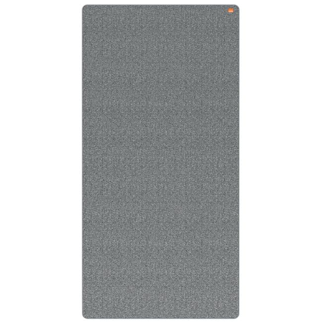 Portable felt bulletin board Nobo Move & Meet gray frame