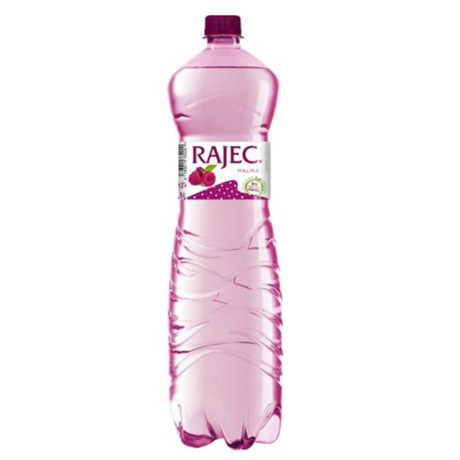 Pramenitá voda Rajec s príchuťou - malina jemne sýtená 6 x 1,5 ℓ