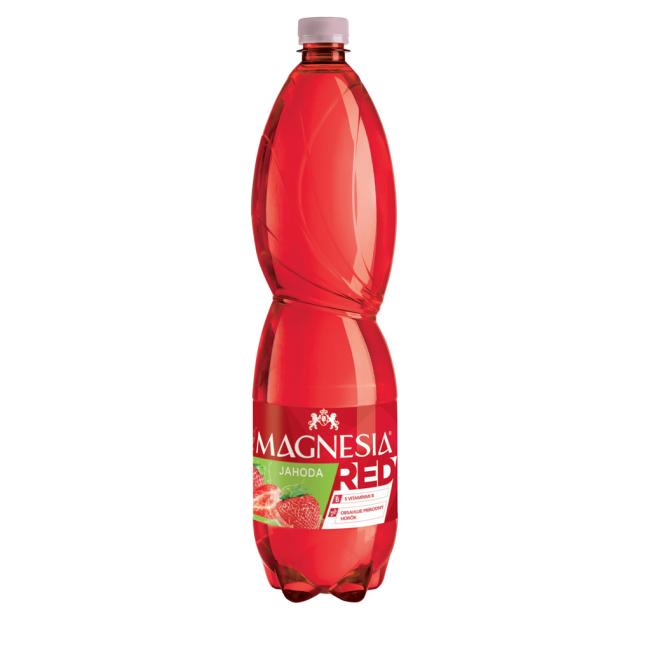 Mineral water MAGNESIA red flavored - strawberry 6 x 1.5 ℓ