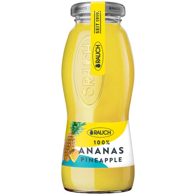 [PT169502] RAUCH Juice Ananás 100% 24 x 0,2 ℓ NEVRATNÉ SKLO