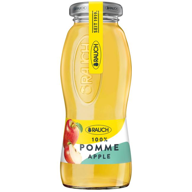 RAUCH Juice Apple 100% 24 x 0.2 ℓ NON-RETURNABLE GLASS