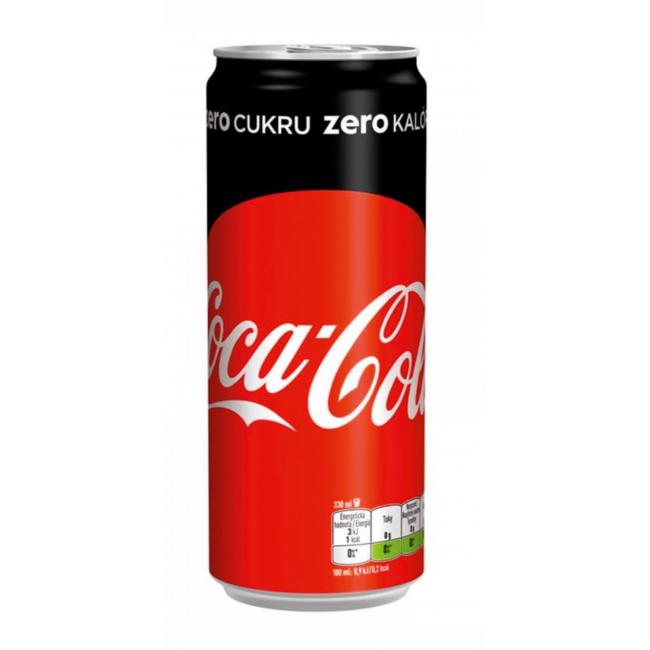 Coca Cola Zero can 24 x 0.33 ℓ
