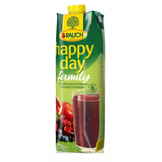 Juice Happy Day Family Multivitamin red fruit 1 ℓ