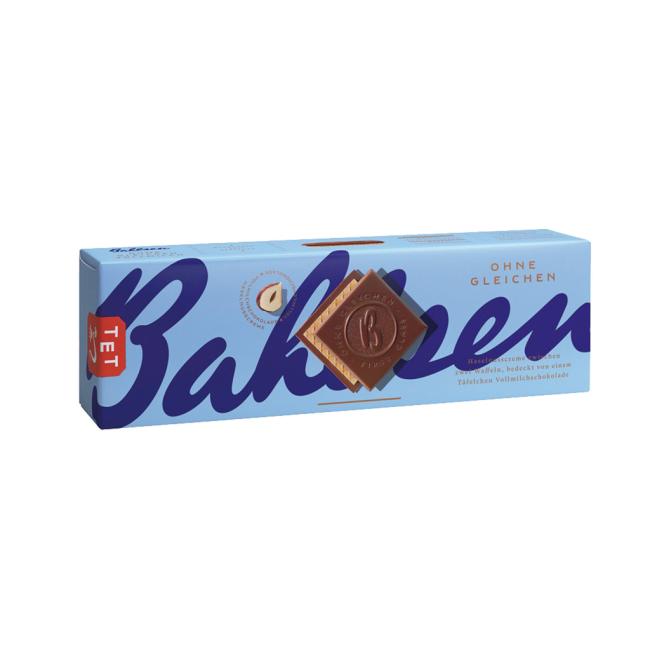 Wafers filled with Bahlsen First Class nougat 125 g
