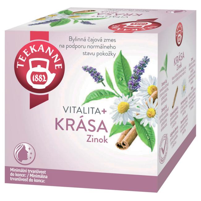 [PT469597] Čaj TEEKANNE Vitalita + Krása (Zinok) 10 x 1,7g