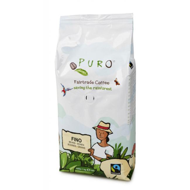 [PT501040] Fairtrade zrnková káva Puro Fino 1 kg