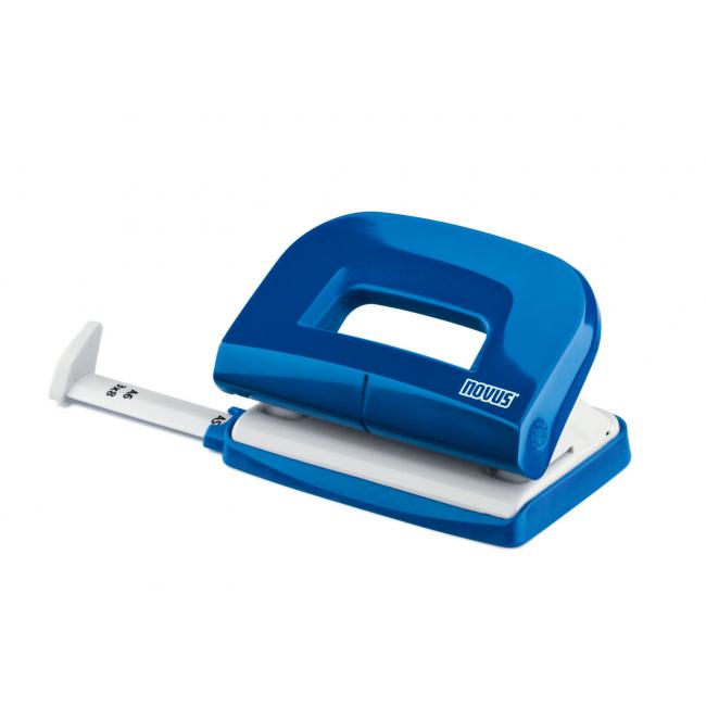 Hole punch Novus E 210 blue/grey