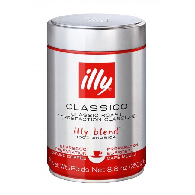 Illy Espresso Classico ground coffee in a can 250 g