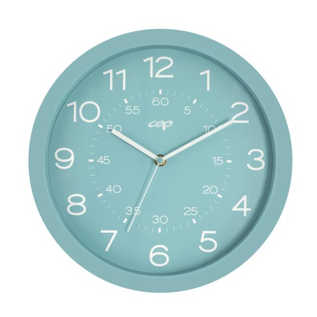 [CP200991] Wall clock CEP Riviera 30cm menthol