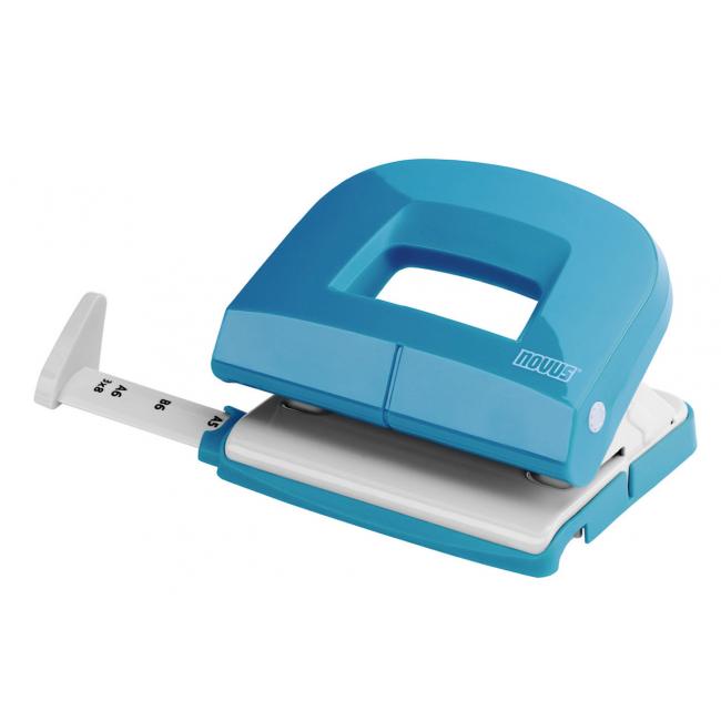 Hole punch Novus E 216 kerosene/grey