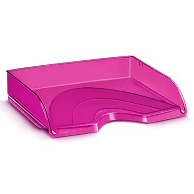 [CP220791] Cep Happy wide transparent pink storage tray