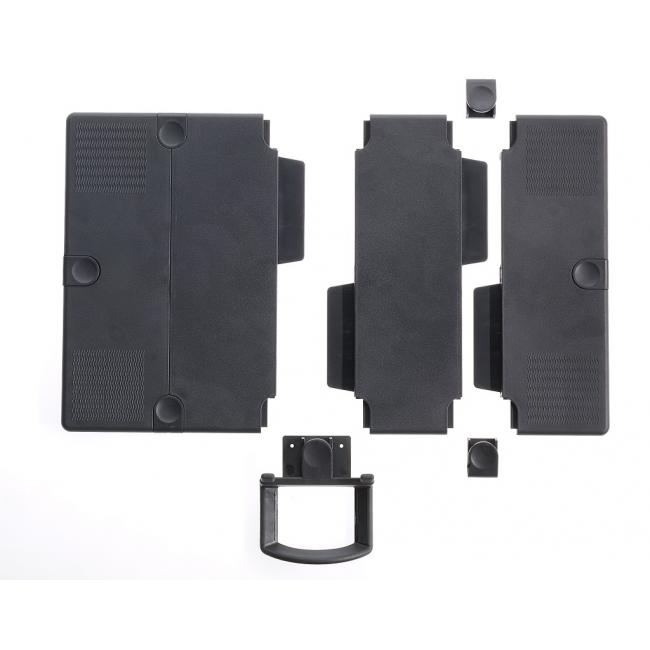 Central inserts for expanding the phone carrier pad anthracite