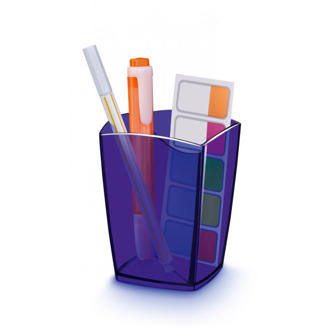 Pen stand Cep Happy transparent blue