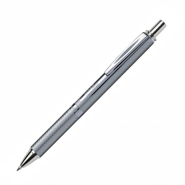 Pentel Energel Steel gélový valček, strieborný