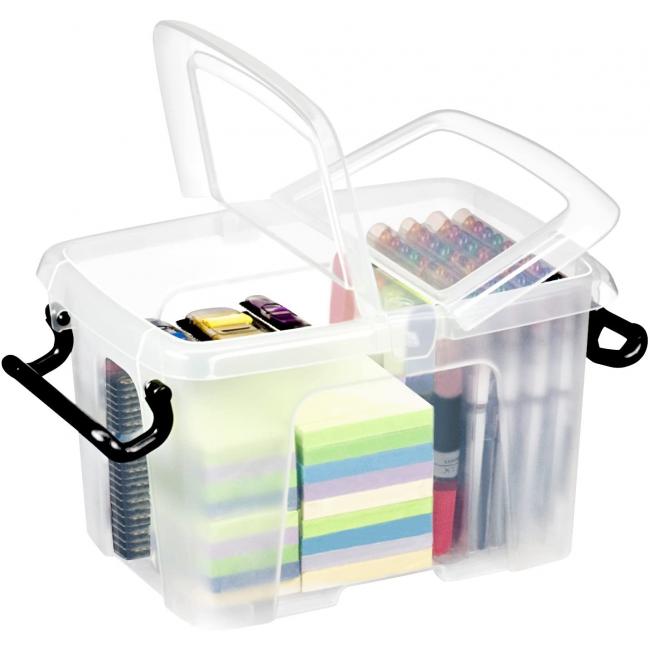 Plastic box with lid 6l