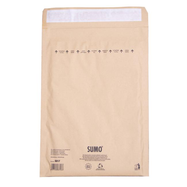 Bubble envelopes recycled SUMO 24.5x34cm brown
