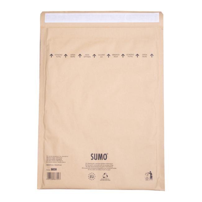 Bubble envelopes recycled SUMO 36.5x47cm brown