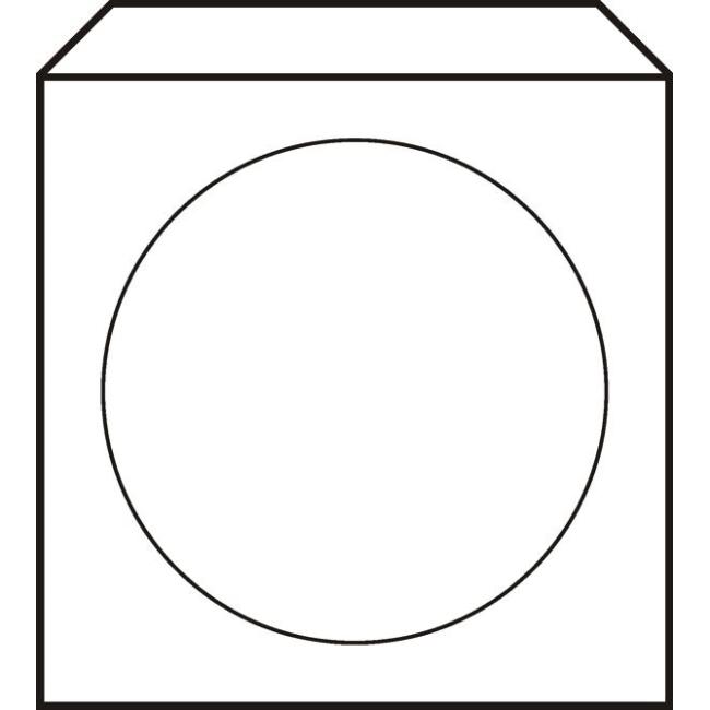 Covers for CD 125x125 with window 100 pcs