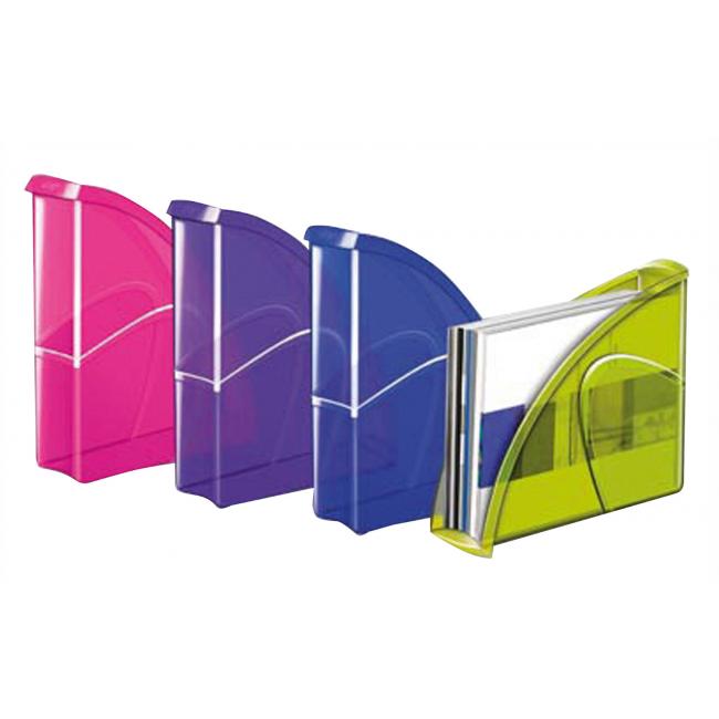 [CP740721] Magazine rack Cep Happy transparent blue