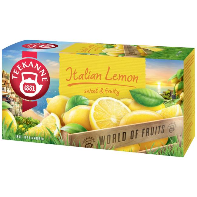 [PT604685] Čaj Teekanne World Of Fruits Italian Lemon HB 20 x 2g