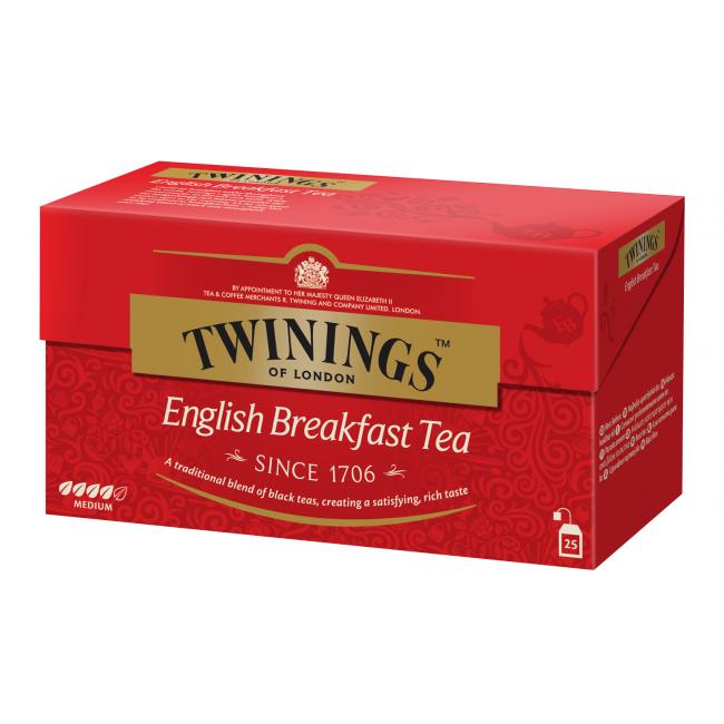[PT604822] Čaj Twinings čierny English Breakfast HB 25 x 2g