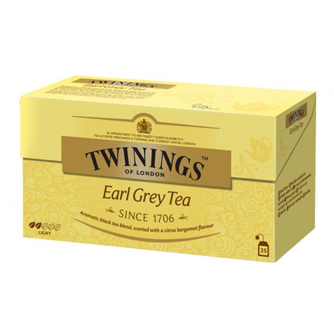 Tea Twinings black Earl Gray HB 25 x 2g