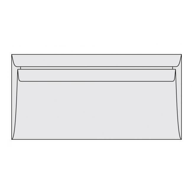 Poštové obálky DL samolepiace, 1000 ks 80g