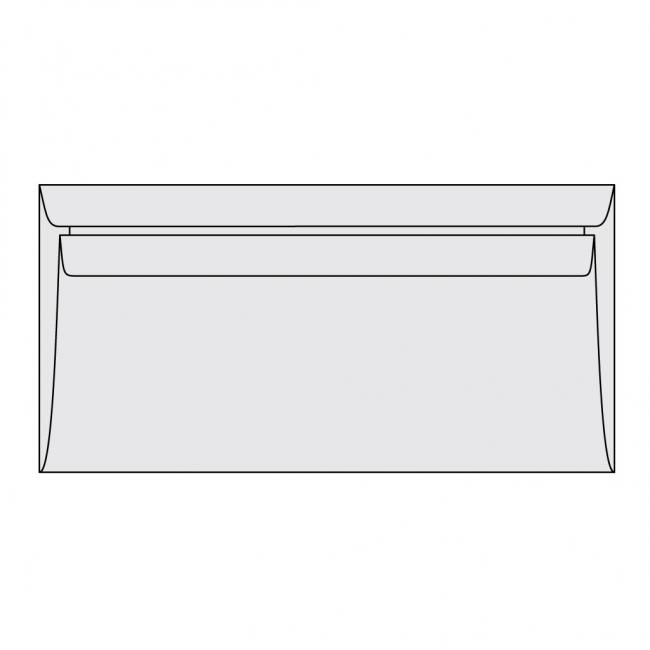 Postal envelopes DL self-adhesive, 25 pcs