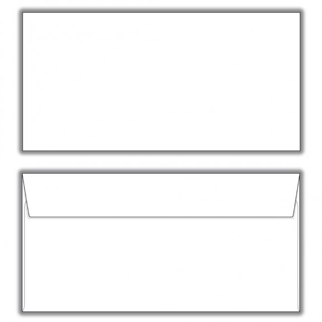 [OB416100] Poštové obálky DL s páskou, 1000 ks