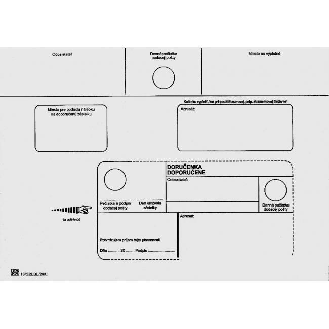 [OB452010] Postal envelopes C5 delivery note, 100 pcs