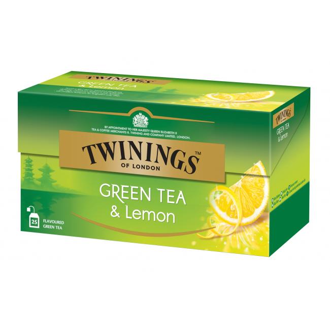 Čaj Twinings green & Lemon HB 25 x 5 g