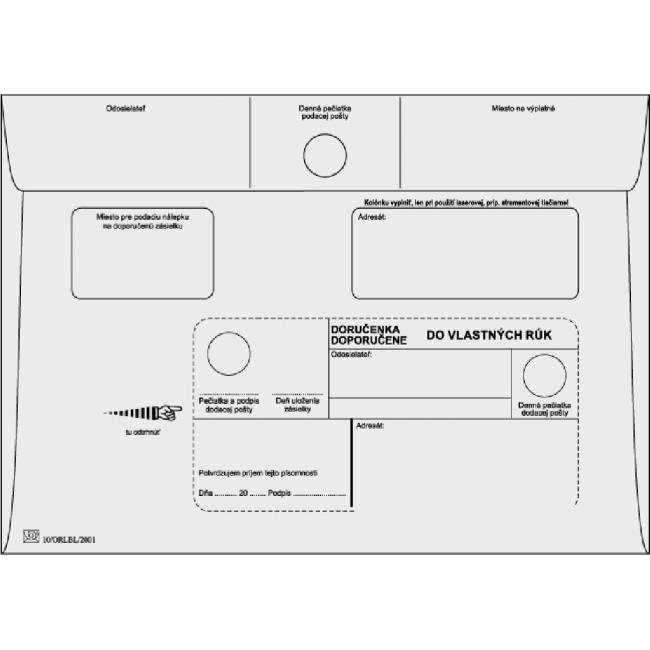[OB454090] Postal envelopes C5 delivery to VR without OD, 1000 pcs