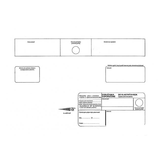 [OB475090] Mailing envelopes C4 with tape, to VR OD white, 250 pcs. Post